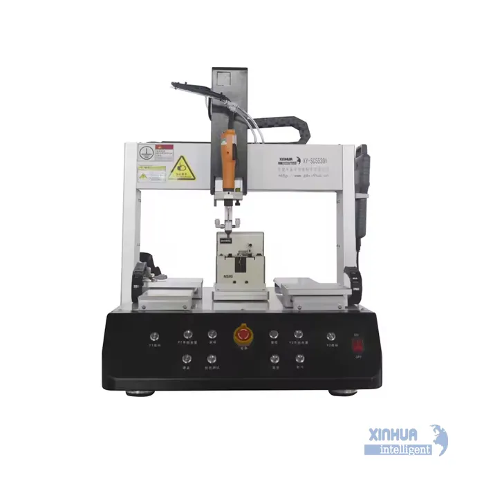 4 Axis Dual Platform Automatic Screw Locking Machine