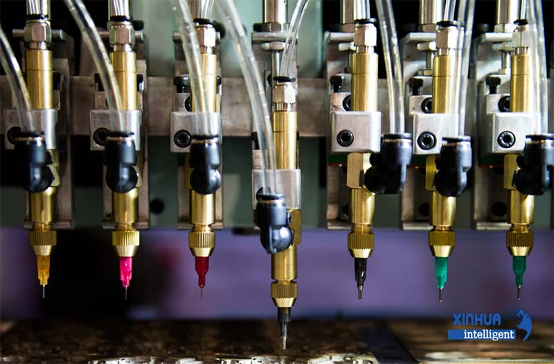 Glue dispensing machine controller