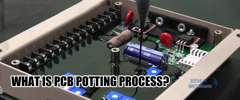 potting process on a PCB