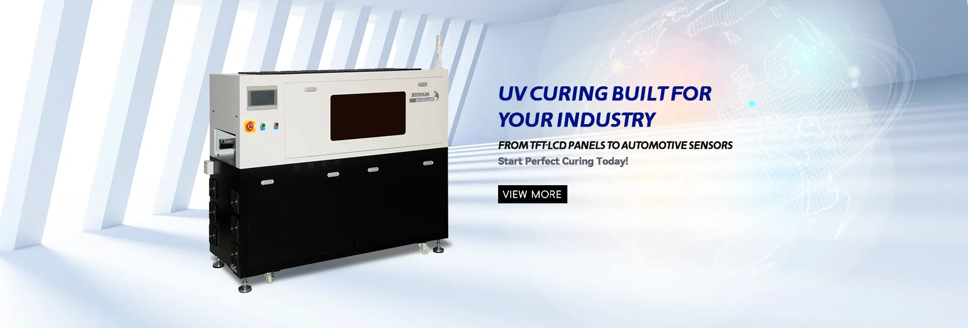 uv led curing system banner