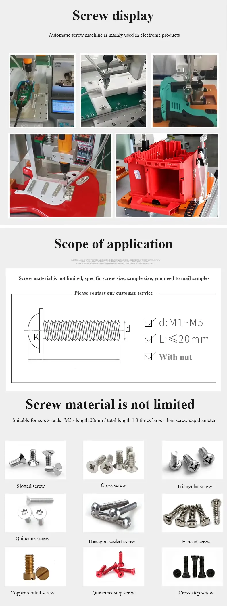 3 Axis Automatic Screw Driving Machine with Single Platform