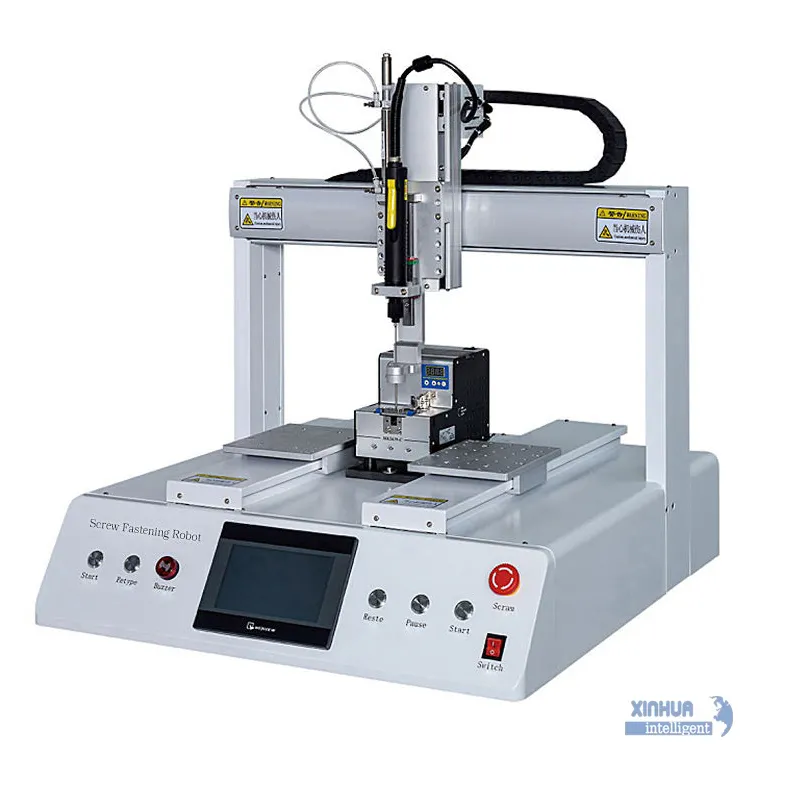 4 Axis Dual Platform Automatic Screw Locking Machine